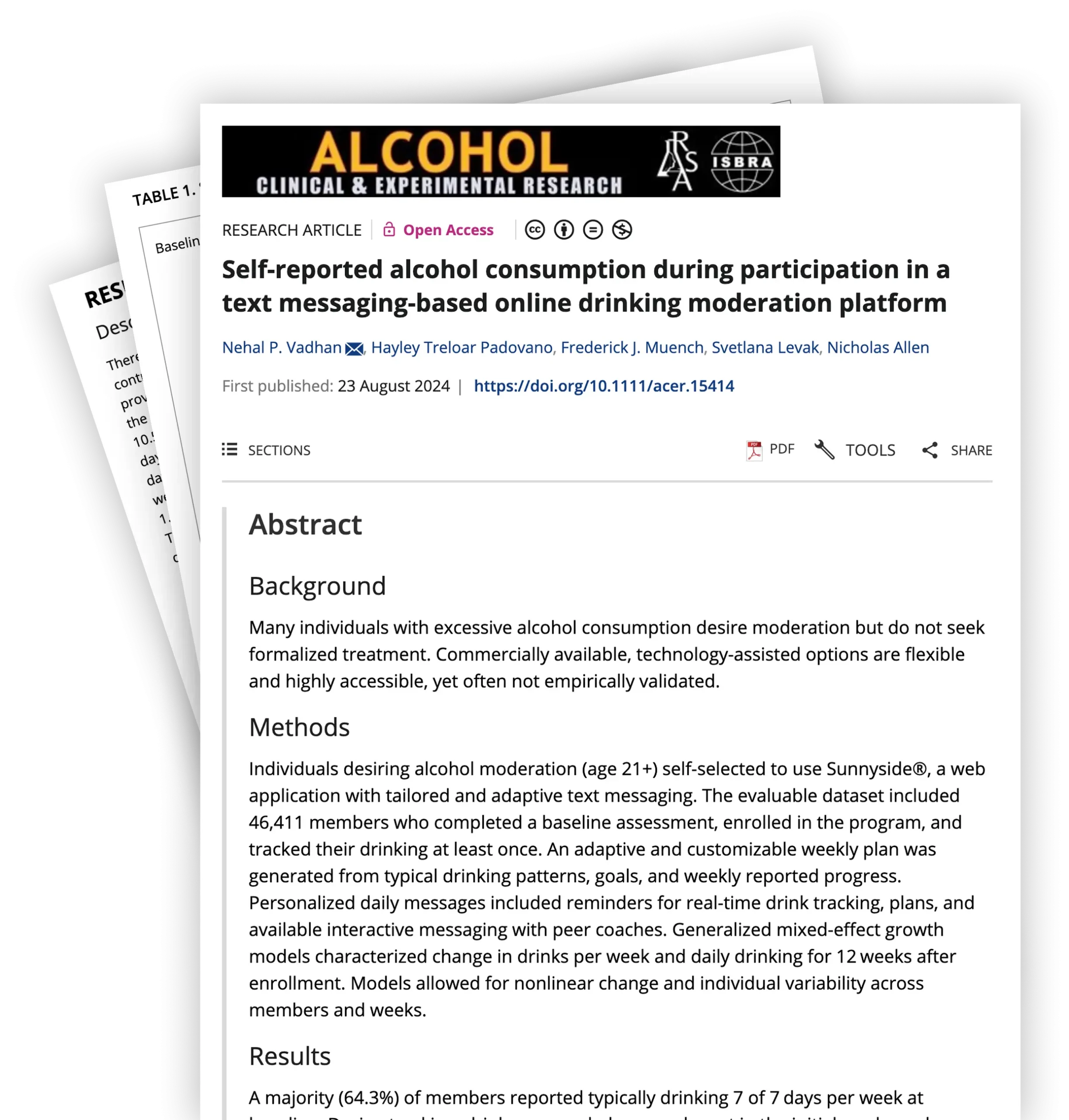 Alcohol Clinical Research