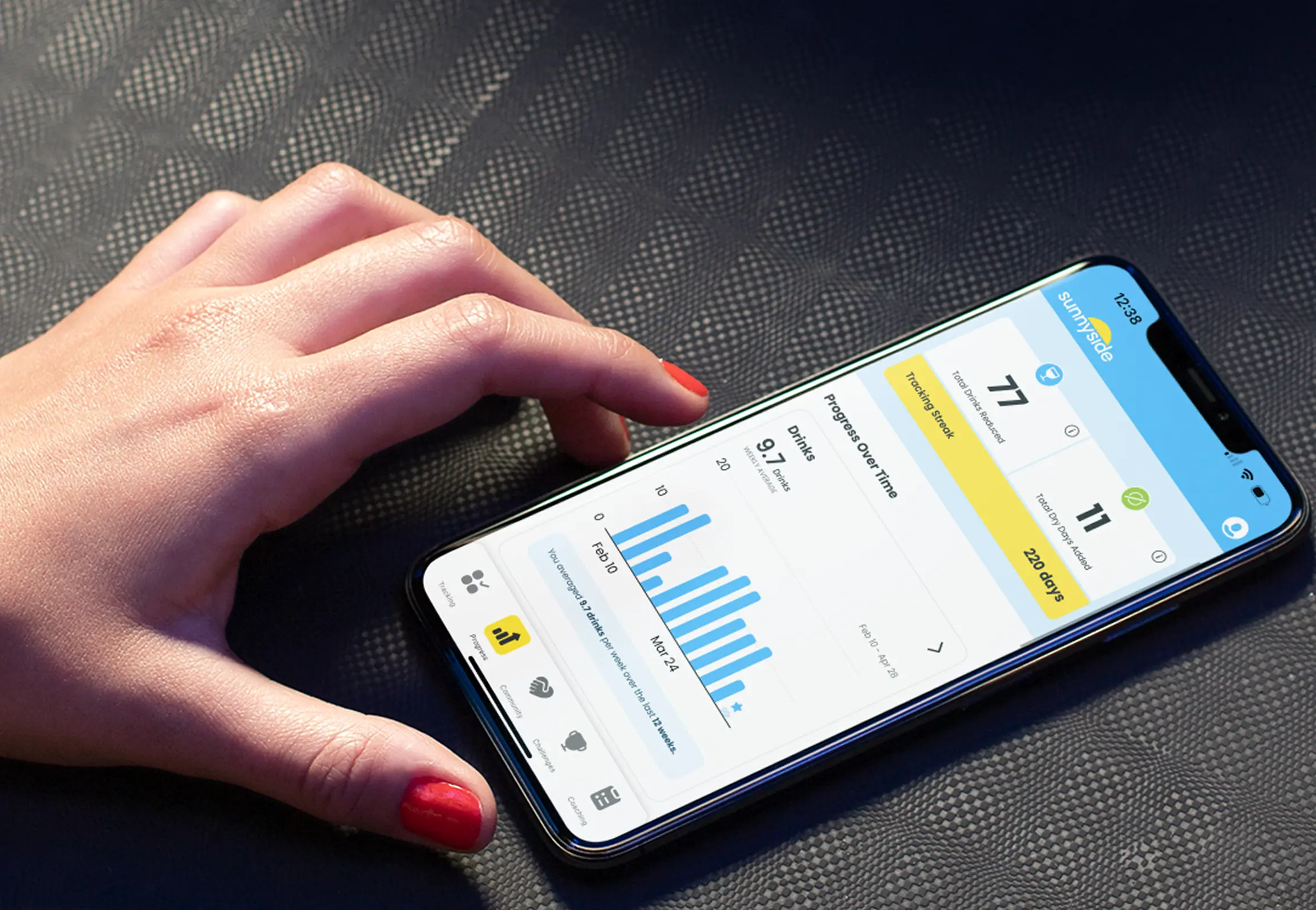 Sunnyside app helping people plan and track their drinking